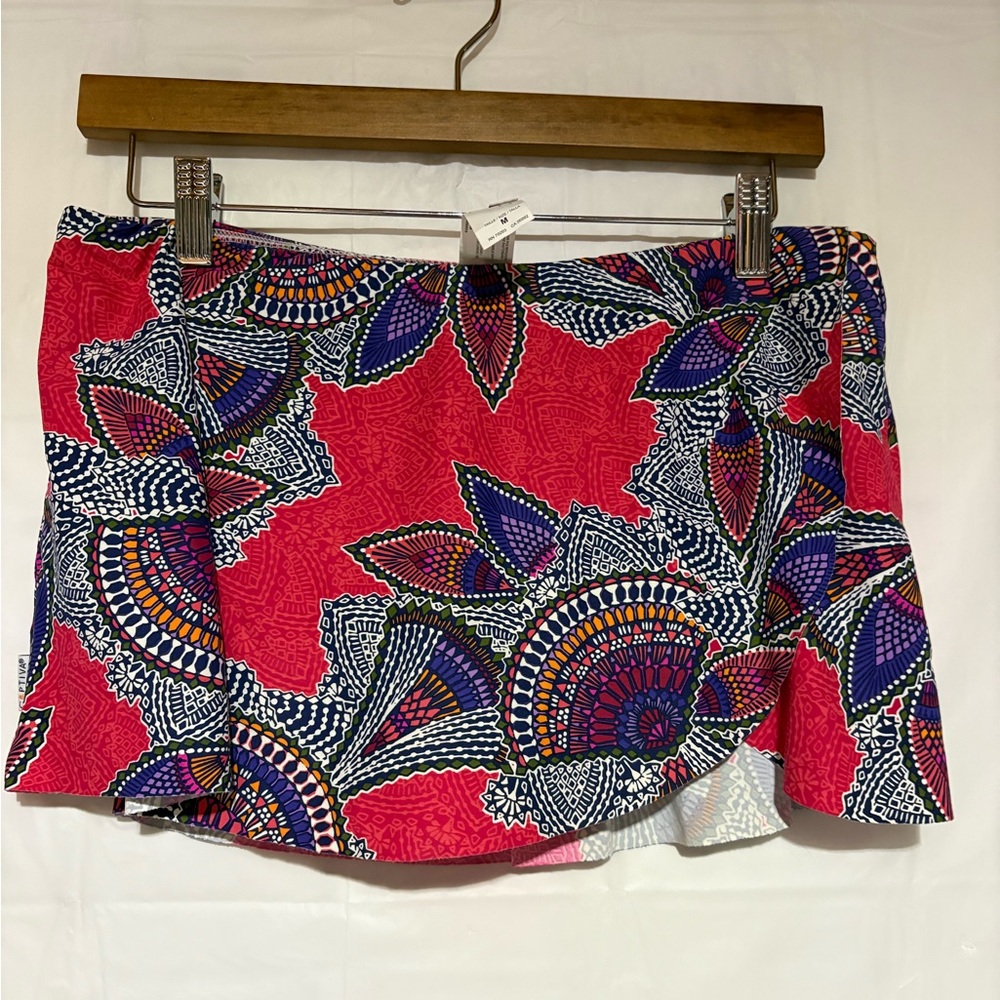 Captiva Bikini skirted bottom swim skirt size M